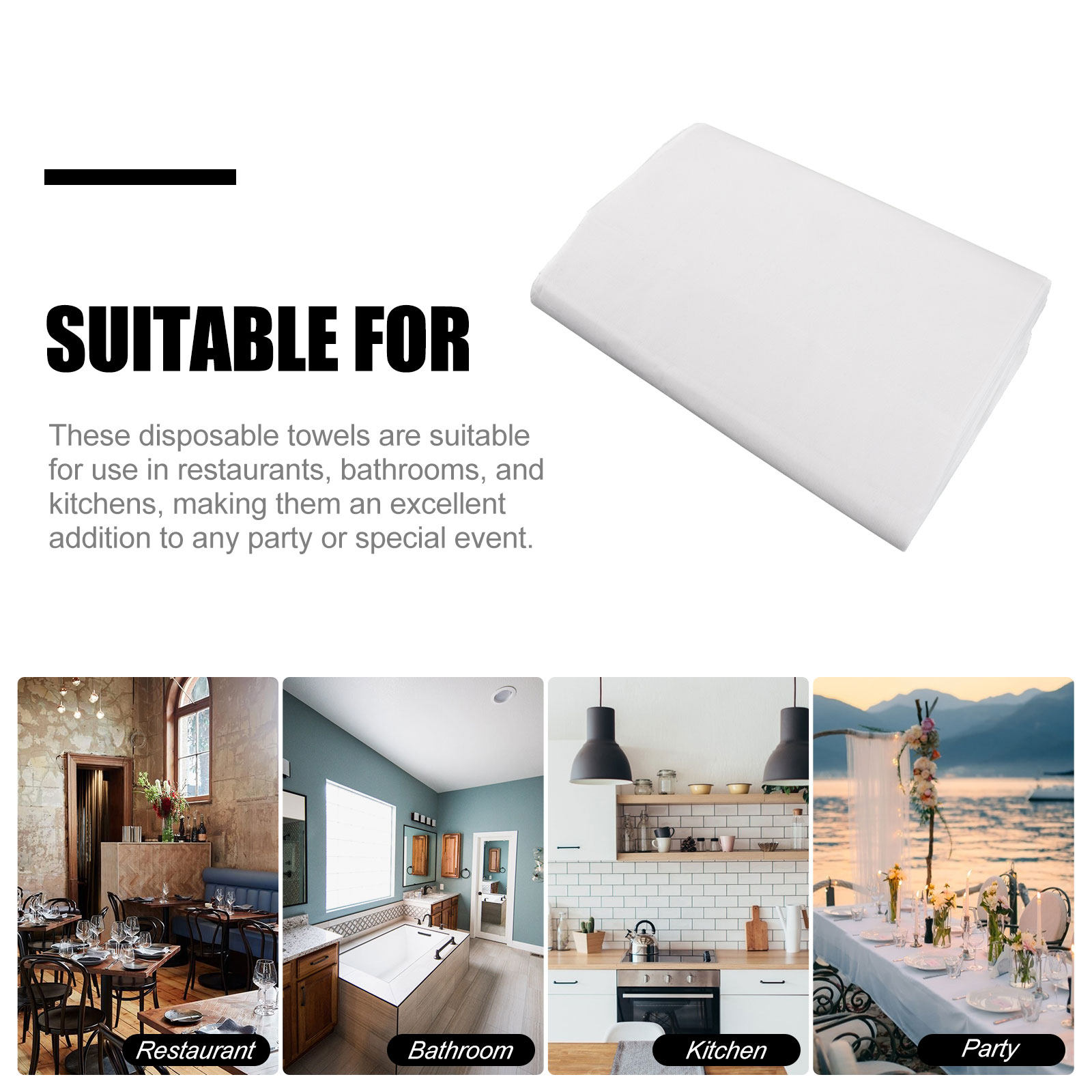 100Pcs Disposable Guest Towels - Spa Towel 评论和价格