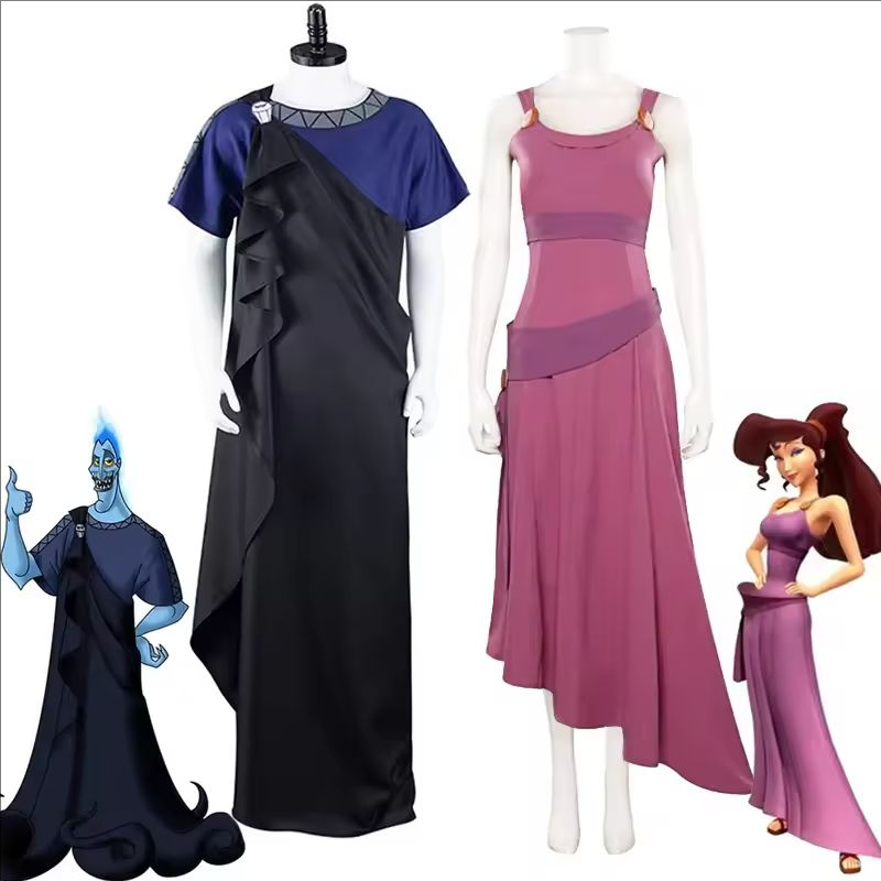 Hercules Megara Hades Cosplay  - Bathrobe 评论和价格