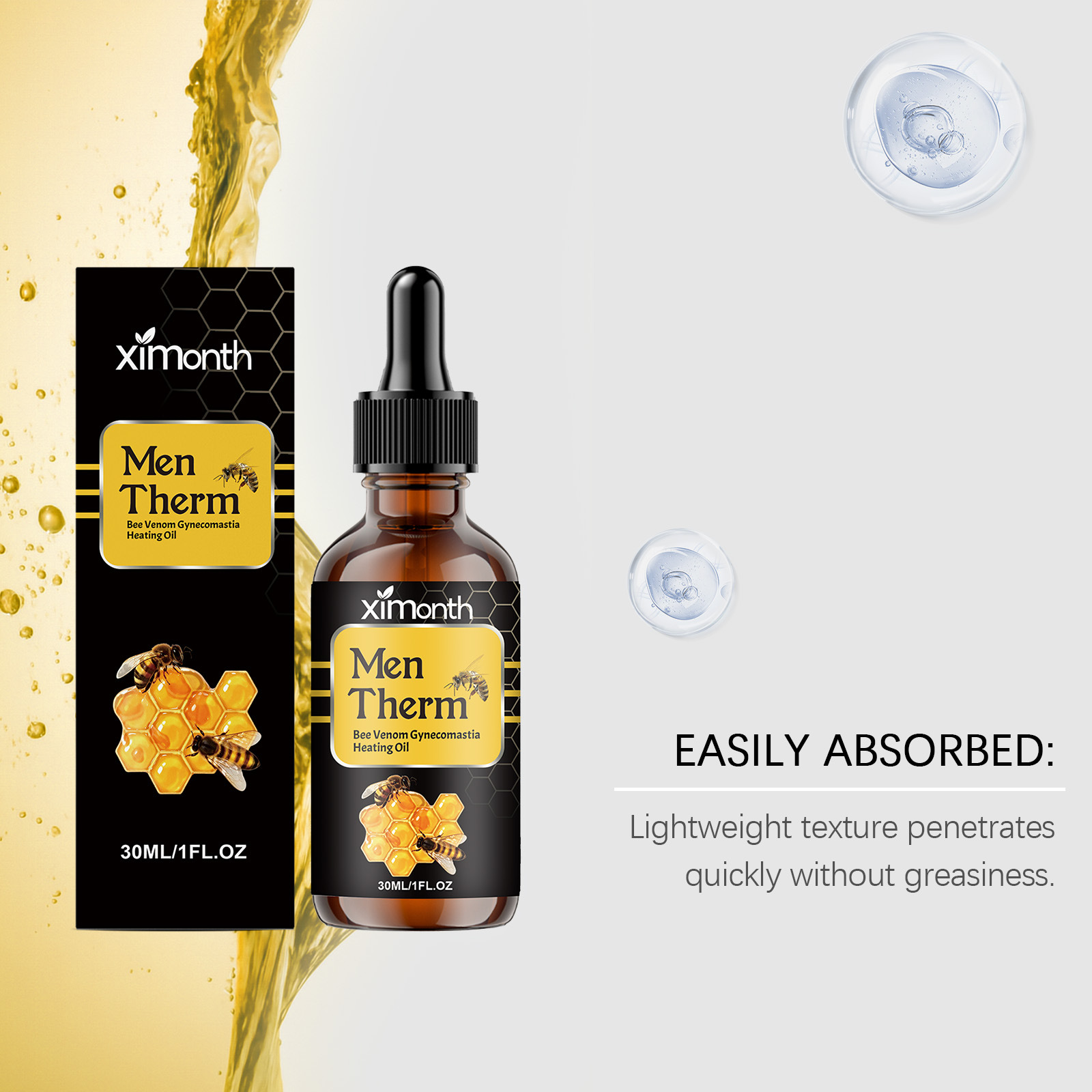 30ml Men's Chest Shaping Serum - Body Oil 评论和价格