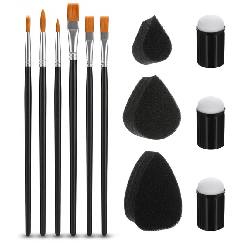 ABGH-12Pcs Face Painting Brush - Body Brush 评论和价格