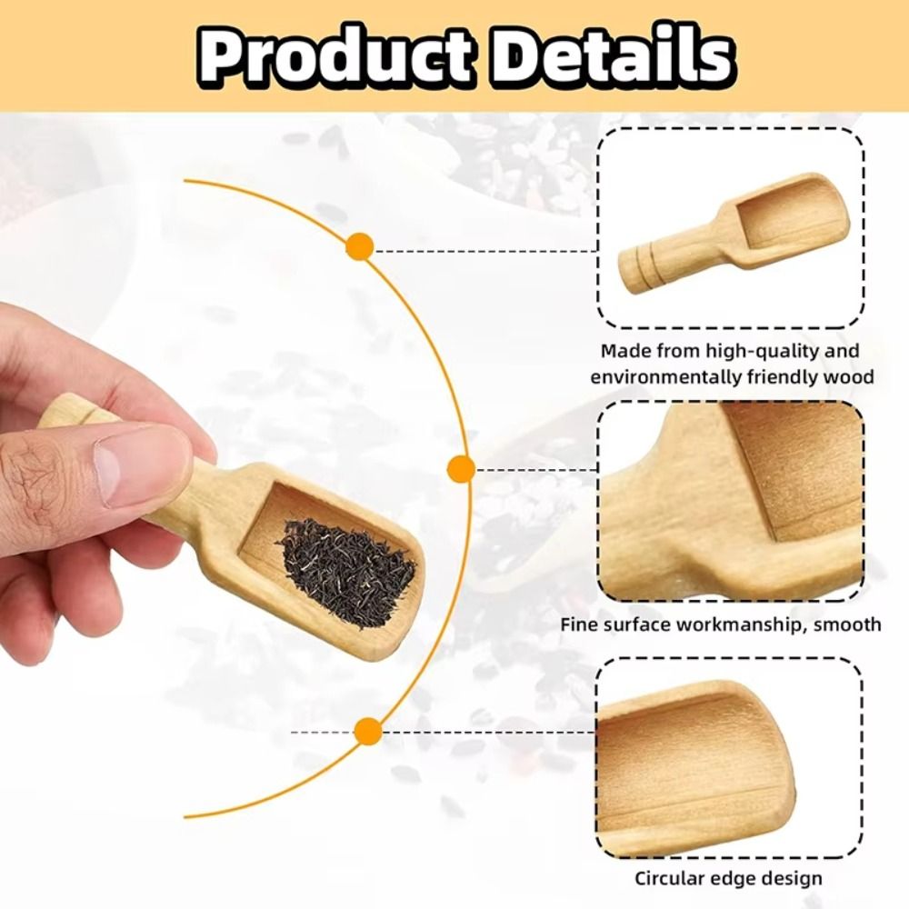 Portable Wooden Handle Mini Wo - Bath Salts 评论和价格
