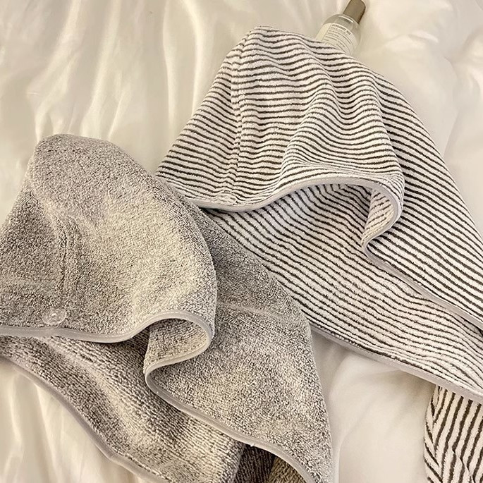 Microfiber Striped Hair Drying - Spa Towel 评论和价格